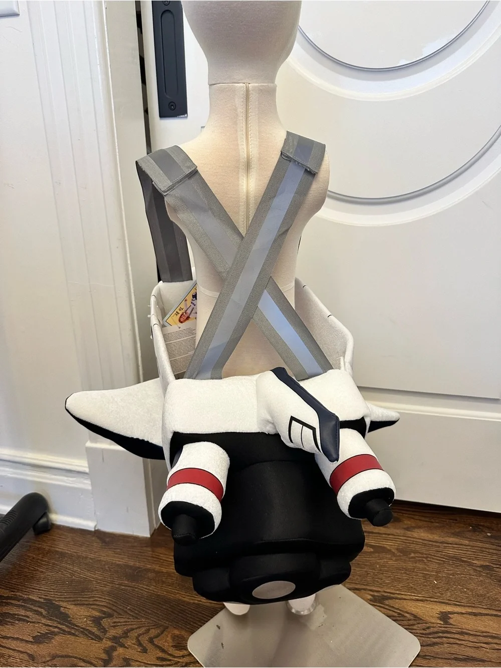 Space Shuttle Astronaut Pilot 3-D Ride In On Costume Kids Plush NEW